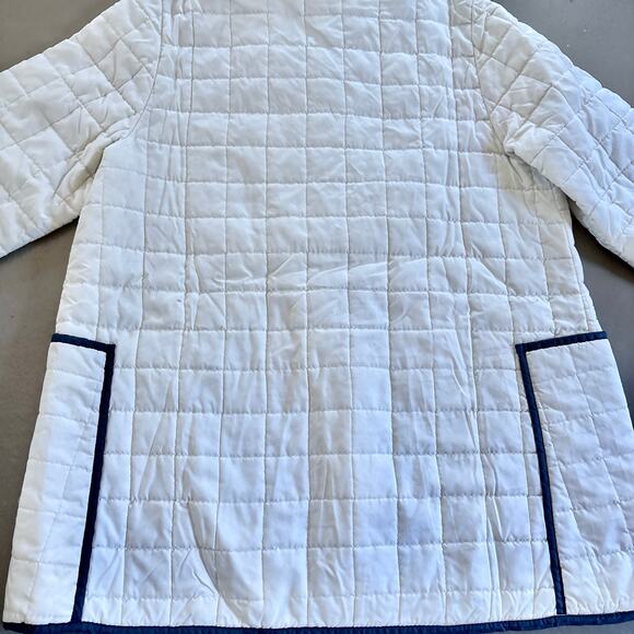 Vintage 70s White Bear of St. Paul Womens White Quilted Jacket Nylon Parka Retro - Picture 14 of 16